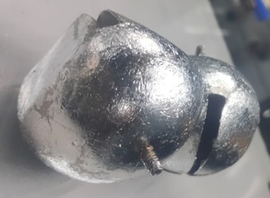 Campanas Redondas Modernas de Hierro de 60 mm, Chapadas en Oro, Técnica de Soldadura de Nueces, Decoración Navideña, Escultura de China - Product Image 4