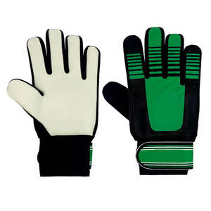 Gants de gardien de but de football personnalisables de haute qualité avec une forte adhérence en PU respirant et en cuir pour l'entraînement - Product Image 1