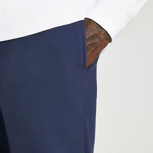 Haute qualité coton hommes Sport Cargo pantalon décontracté pleine longueur pantalons de survêtement taille élastique léger taille moyenne fermeture lavage foncé - Product Image 6