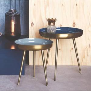Top Trending Pure Iron Side <b>Table</b> with <b>Vintage</b> Inspired Detailing Offering Durable and Stylish Design for Both Interiors - Product Image 2
