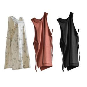 ชุดผ้ากันเปื้อนสำหรับห้องครัว100% ผ้าฝ้ายกันเปื้อนกันน้ำ | ผู้ผลิต B2B กำหนดเอง | ส่งออกจำนวนมากสหรัฐอเมริกา - Product Image 4