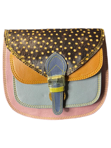 Sac messager pour femme, style bohème, écologique, en cuir de vachette recyclé, fermeture éclair, printemps-automne, vente chaude - Product Image 5