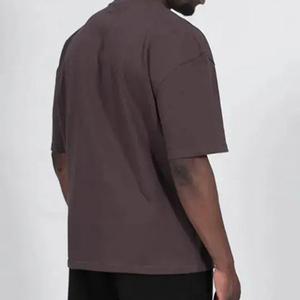 T-shirts oversize pour hommes en coton 100% en gros, coupe ample, qualité supérieure, t-shirts en coton uni imprimés oversize - Product Image 2