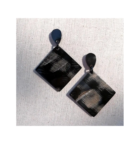 Pendientes artesanales de cuerno de búfalo más vendidos para mujer, joyería de moda, diferentes diseños y colores disponibles a la venta - Product Image 5