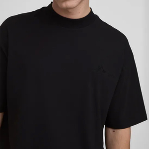 Streetwear surdimensionné grande taille, 280 g/m² 100% coton, col allongé T-shirt pour hommes - Product Image 3