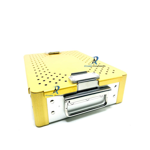 Caja de bandeja de esterilización de instrumentos médicos con alfombrilla de silicona para limpieza ultrasónica herramienta oftálmica quirúrgica dental - Product Image 5