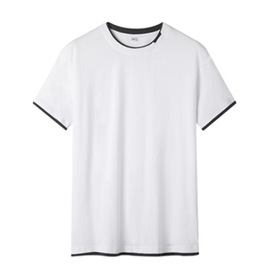 T-shirt personnalisé pour homme grande taille 100% coton lourd (280g) écologique respirant col rond luxe épaules tombantes - Product Image 1