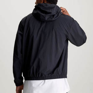 Vestes coupe-vent en toile personnalisées pour hommes col montant vêtements d'automne décontractés coupe-vent imperméables pour hommes - Product Image 6