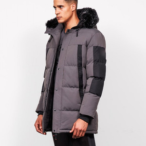 <strong>Men's</strong> <strong>Arctic</strong> Cloth Heavyweight Performance Parka Down Alternative Fur Lined Hood Outerwear Coat White Long <strong>Jacket</strong> for <strong>Men</strong> - Product Image 3