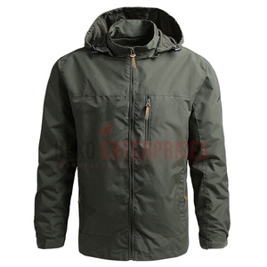 Nouvelle veste de pluie tendance avec logo personnalisé veste de pluie pour hommes vente en gros veste de pluie coupe-vent de haute qualité pour hommes à vendre - Product Image 1