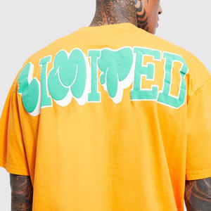 High Quality Cotton Oversized Plus Size <b>Men's</b> T-<b>Shirt</b> Custom Logo Printed Breathable Jersey Fabric First-Class Product - Product Image 5