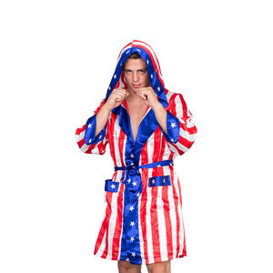 Robe et veste de boxe de haute qualité, nouvelle mode, avec capuche / Ensemble de boxe pour adultes / Équipement de boxe - Product Image 3