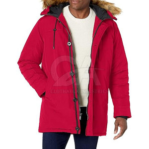 Focused <b>Men</b> Streetwear Hooded Faux <b>Fur</b> Winter <b>Jacket</b> Customized Winter Outerwear Fashion Trend - Product Image 1