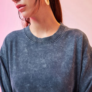 <b>Women's</b> Winter Workout Gym Sweatshirt Casual Oversized Pullover Crewneck 100% Cotton Custom Printed <b>Pattern</b> Lined Design - Product Image 5