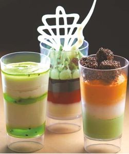 Verre à boire jetable en polystyrène de 225ml, lisse et conique, pour usage quotidien et fêtes, en matière plastique - Product Image 3