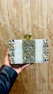 Monederos de resina con cuentas hechos a medida con patrón de caramelo y adornos de piedra para la reventa de tiendas de accesorios de moda - Product Image 4