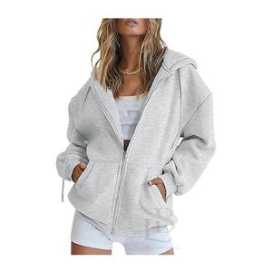 Venta al por mayor Heavyweight 100% Cotton French Terry Hoodie para mujer Logotipo bordado y listo para el invierno Personalizable al por mayor - Product Image 1