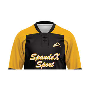 Maillot de hockey sur glace personnalisé professionnel, uniforme d'équipe professionnelle, vêtements personnalisés, 100% polyester, imprimé par sublimation - Product Image 3