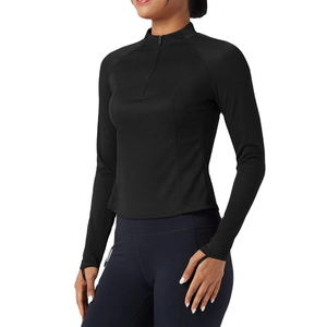 Pantalon de yoga professionnel haut de gamme pour femme 2026, manches longues, taille élastique, séchage rapide, respirant, polyester/nylon, pour l'entraînement - Product Image 6