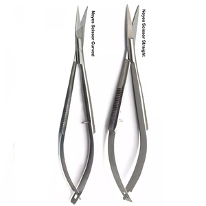 Micro ciseaux en acier à haute teneur en carbone avec logo personnalisé Ciseaux à sourcils et pincettes à pointe pointue Vente en gros - Product Image 2