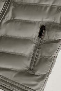 Chaqueta Acolchada para Hombre, Cuello Alto, Color Sólido, para Otoño, con Logotipo Personalizado, Venta al Por Mayor - Product Image 3