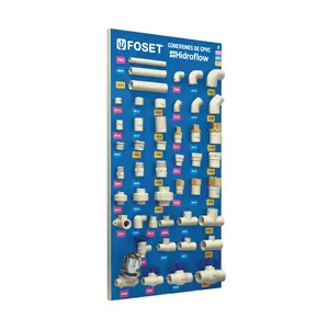 Boîte d'affichage avec 1 unité de raccords CPVC Foset Pipe Fittings - Product Image 1