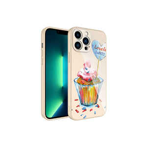 Coque de protection d'appareil photo antichoc de luxe pour iPhone 12 Pro Max, coque en silicone souple à motifs avec finition électro-plaquée - Product Image 1