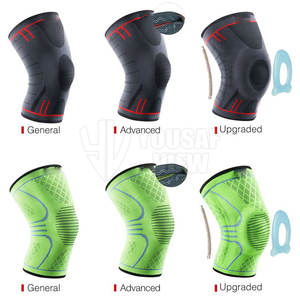 Mangas de rodilla Soporte elástico para rodilla y codo para levantamiento de pesas Ropa de fitness Mangas de rodilla - Product Image 4