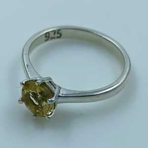 Anillo Hecho a Mano de Plata de Ley 925 con Citrino, Joyería Boho con Piedra de Nacimiento de Noviembre, Regalo Perfecto para su Cumpleaños o Aniversario - Product Image 4