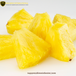 Natural congelado piña trozos rebanadas enteros dados IQF piña exportador Vietnam - Product Image 4