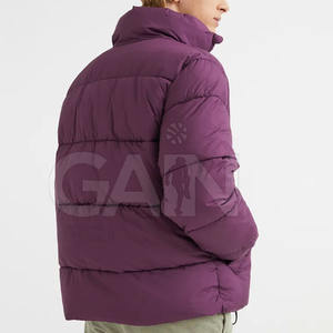Veste d'hiver rembourrée à capuche en nylon et polyester imperméable, respirante et écologique, de haute qualité, dernier design - Product Image 3