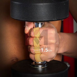 Gants de musculation en cuir pour hommes et femmes, protection de paume, gants de gymnastique avec prise forte pour haltérophilie - Product Image 6