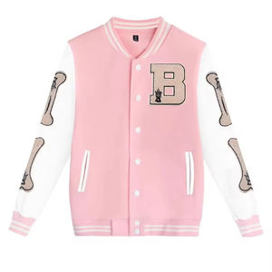 Recién llegado, diseño Versity para Primavera, otoño e invierno, tela impermeable, chaqueta con letras de béisbol para hombre de alta calidad - Product Image 1