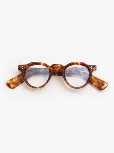 Montura de gafas clásica con patrón de tortuga marrón vintage - Product Image 5