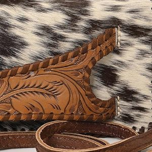 กระเป๋าคลัทช์หนังขนสัตว์แท้สำหรับผู้หญิงกระเป๋าซิปเพ้นท์มือ - Product Image 4