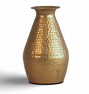 Vase en métal artisanal nordique haut de gamme Acube Industries, blanc vieilli - Élégance simple pour mariage, pendaison de crémaillère - Product Image 4