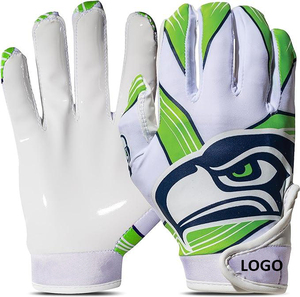 Últimos guantes de entrenamiento de fútbol americano, agarre apretado, guantes receptores de Palma de silicona súper pegajosos, diseño de ajuste perfecto, empuñaduras de mano - Product Image 1