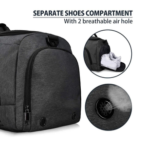 Bolsa de deporte de lona con logotipo personalizado OEM, forro de poliéster ligero, elegante kit de Deportes de viaje para gimnasio con diseño de sublimación de gran oferta - Product Image 6