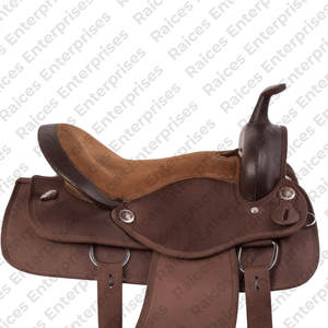 Meilleure vente 100% cuir véritable Style occidental saut cheval selle haute qualité tout usage selle anglaise - Product Image 4