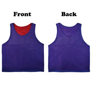 Débardeurs de crosse sublimés réversibles personnalisés jeunesse à adulte taille plus options de taille en gros pinnies maillots - Product Image 2