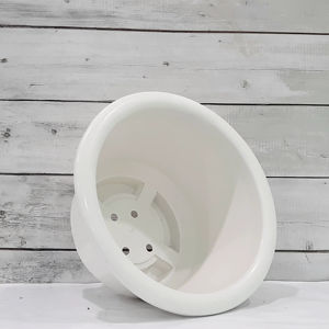 Jardinière en plastique en forme de cloche, élégante et durable, parfaite pour l'intérieur/l'extérieur, design unique, ajoute du charme à votre jardin ou votre maison - Product Image 1