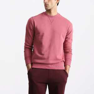 Pulls et sweats à capuche et sweatshirts en tricot pour hommes, tissu éponge solide d'été, anti-rétrécissement, anti-rides, durable, du Bangladesh - Product Image 1