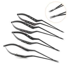 High Quality CE Certified Microsurgery Instruments Stainless Steel Surgical <b>Microscopic</b> Forceps Manual Power Source for Hospital - Product Image 1