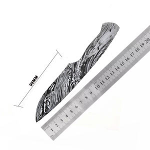 Couteau de chasse en acier damas fait main lame vierge couteau de poche fixe OEM personnalisable pour usage industriel et cuir - Product Image 6