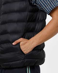 Nueva moda transpirable de talla grande para hombre, chalecos gruesos de invierno sin mangas, chaqueta con capucha acolchada, chaleco informal con cremallera y bolsillos - Product Image 4