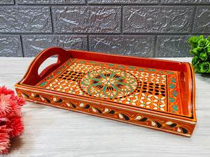 Plateau de service en bois MDF avec revêtement émaillé, design, hôtels et restaurants, articles de cuisine, plateau de table, haute qualité - Product Image 6