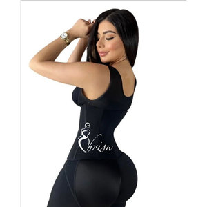 <span class=keywords><strong>Fajas</strong></span> Colombianas sin costuras con estilo, cinturón Delgado moldeador posquirúrgico para mujer, <span class=keywords><strong>fajas</strong></span> colombianas con cremallera frontal y correas para los hombros - Product Image 2