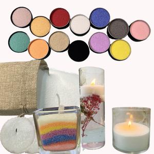 Cire de sable naturelle pour bougies et perles de sable colorées pour bougies, poudre de perles de cire de <span class=keywords><strong>paraffine</strong></span>, perles de sable glacé pour bougies 100g - Product Image 6
