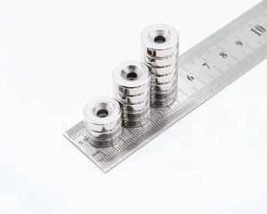 MNH15x4mm Siammit 15X4มม. (ขนาดรู4มม.) แผ่นแม่เหล็กนีโอดิเมียมกลมแบนที่แข็งแกร่งช่องแม่เหล็ก countersunk หายากโลกพลังงานสูง NdFeB - Product Image 4