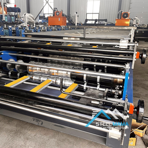 Popular Dominicana completamente automático 996 trapezoidal 1032 hoja corrugada máquina de doble capa fácil de operar azulejo de acero de color de techo - Product Image 4